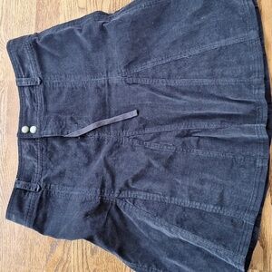 Athleta Curduroy Pleated Mini Skirt 6